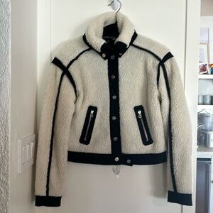 Veronica Beard faux shearling jacket, XS